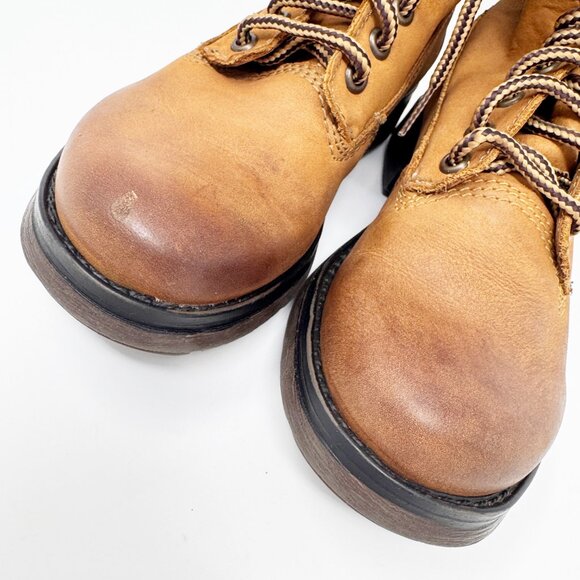 Steve Madden Womens Brown Leather 'Parley' Hiking Boot Size 6 (see description) - Picture 2 of 10